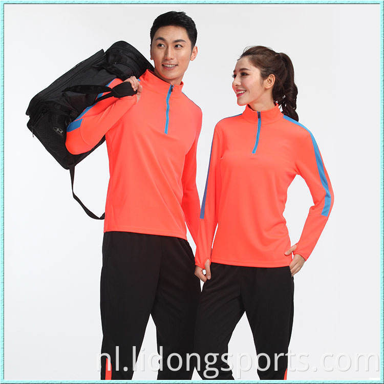 Gebroken sweatsuit 2 -delige aangepaste familie sport joggingpakken comfortabele sportkleding